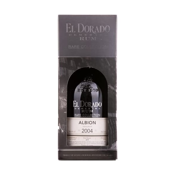 El Dorado ALBION Demerara Rum RARE COLLECTION Limited Release 2004 60,1% Vol. 0,7l in Giftbox