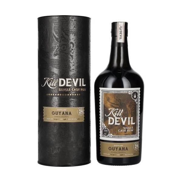 Hunter Laing Kill Devil Guyana 24 Years Old Single Cask Rum 1992 46% Vol. 0,7l in Giftbox