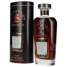 Signatory Vintage ALLT-A-BHAINNE 21 Years Old Cask Strength 2000 52,4% Vol. 0,7l in Tinbox