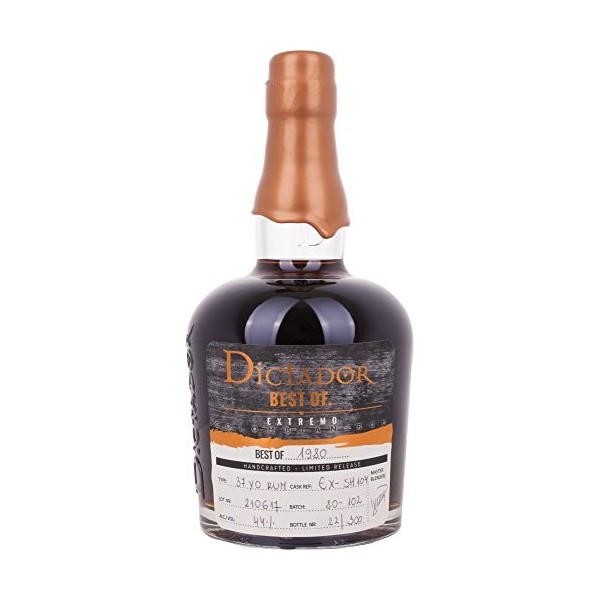 Dictador Meilleur de 1980 Extremo Liberation Limitée Rhum 0.7 L
