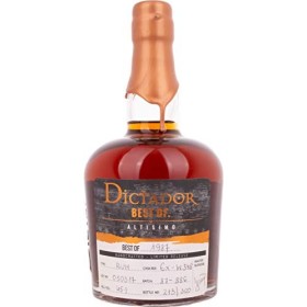 Dictador BEST OF 1987 ALTISIMO Colombian Rum 30YO/050317/EX-W348 45% Vol. 0,7l