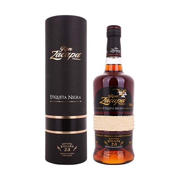 Ron Zacapa Centenario ETIQUETA NEGRA 23 Sistema Solera 43% Vol. 0,7l in Giftbox
