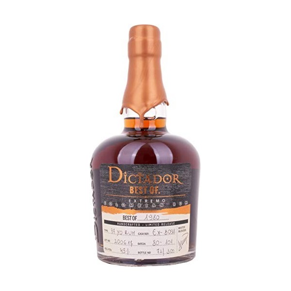 Dictador Rum Best Of 1980 45% Extremo, 1 x 0,7 l