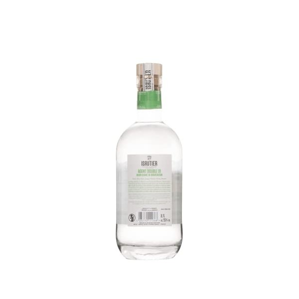 ISAUTIER Blanc Agent Double 01 - Rhum - 55% Alcool - Origine Réunion - Bouteille 70 cl