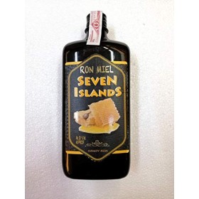 Rhum miel Seven Islands 1 litre 20% dalcool de Don Canarias Bouteille en plastique