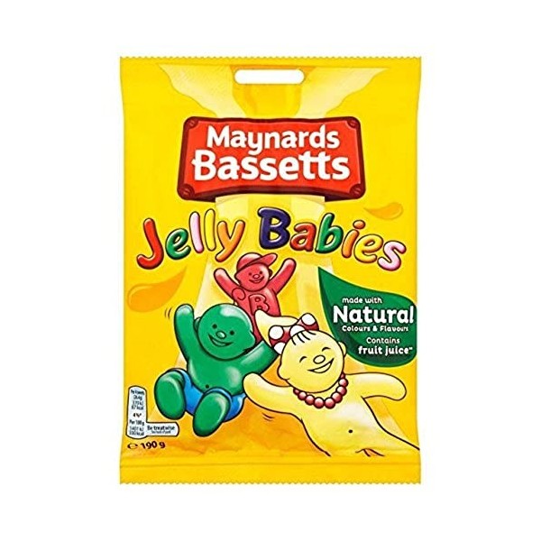 Maynards Bassetts Bonbons de Gelée Sachet de 189 g