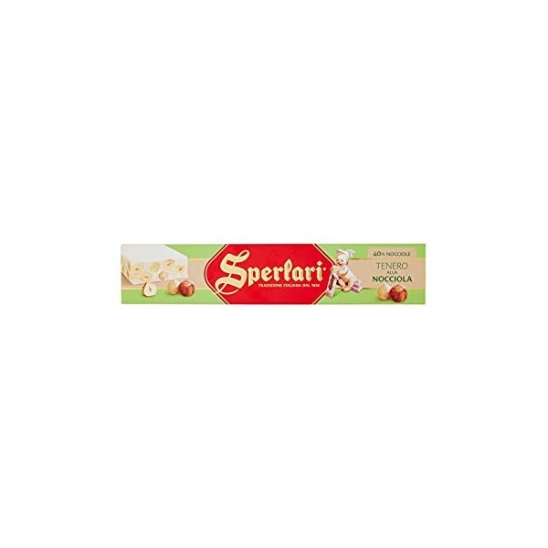 Sperlari - Torrone - nougat - Sperlari tendre aux noisettes 250 gr - Produit artisanal italien