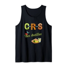 CRS des Antilles Citron Rhum Sucre Humour Alcool Apero Rhum Débardeur