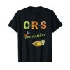 CRS des Antilles Citron Rhum Sucre Humour Alcool Apero Rhum T-Shirt
