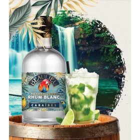 Beaulieu - Authentique Rhum blanc des Caraïbes, 37,5° alc 1 x 0.70L 