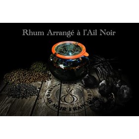 French Black Garlic - Préparation pour Rhum Arrangé à lAil Noir - Maturation 2 mois - Mélange DIY dAil Noir Français, dÉpi
