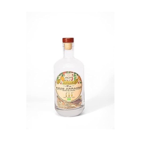 Mélanges pour rhum arrangés Bio Fève de cacaos en bouteille Pacho 