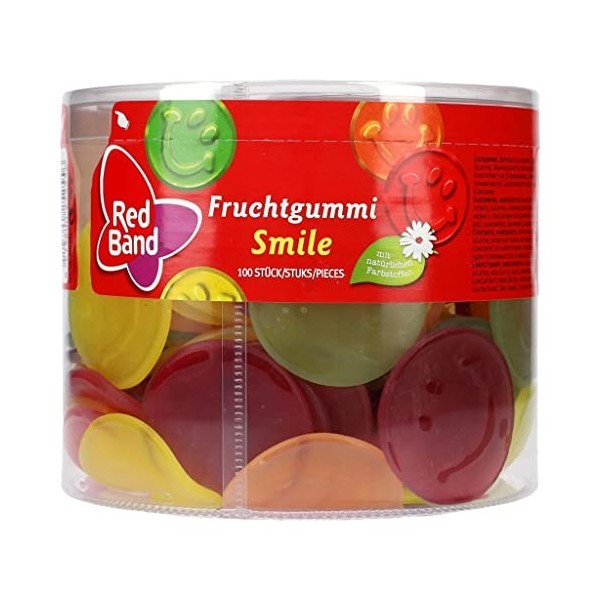 Red Band Fruchtgummi Smile 100 Stück 1,15 kg, 1er Pack 1 x 1.15 kg 