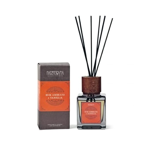 NASOTHÉRAPIE Diffuseur dessence RUM ambre et vanille, 200 ml