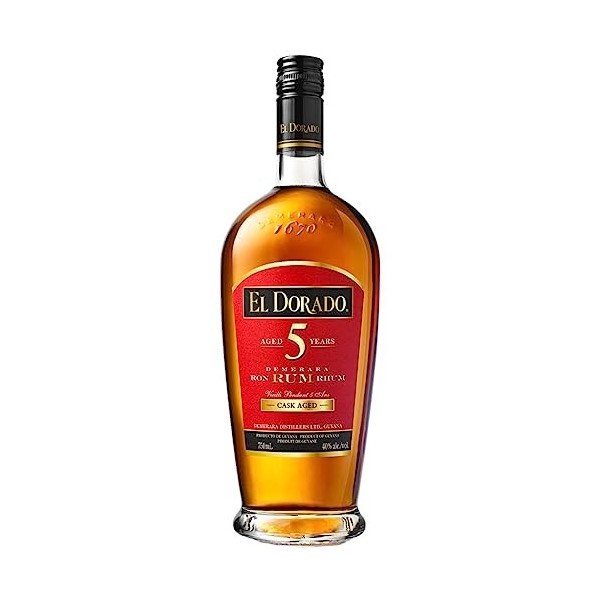 El Dorado 5 Years Old Cask Aged Demerara Rum 40% Vol. 0,7l