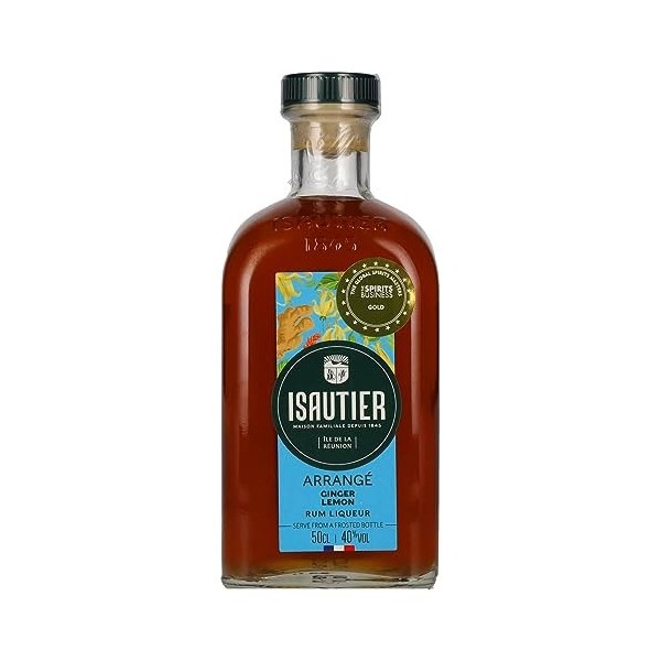 Isautier Arrangé GINGER LEMON Rum Liqueur 40% Vol. 0,5l