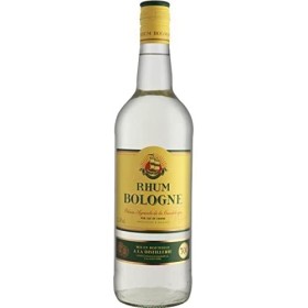 Les5CAVES - Rhum Bologne - Rhum agricole blanc Appellation dOrigine Guadeloupe 50° 100cl