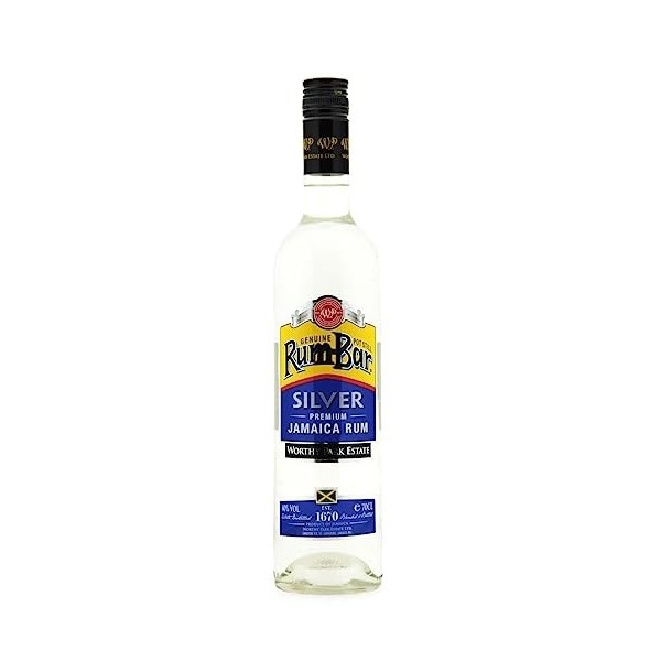 Rum-Bar Worthy Park Estate SILVER Pot Still Jamaica White Rum 40% Vol. 0,7l