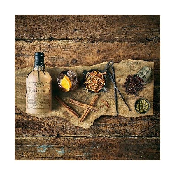 ABLEFORTHS - Rumbullion! - Boisson spiritueuse à base de Rhum - 42,6% Alcool - Origine : Angleterre - Bouteille 70 cl