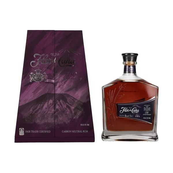 Flor de Caña 130e anniversaire - Rhum 45% Vol. 0,7l