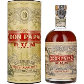 Don Papa Single Island Rum 7 Years Old 40% Vol. 0,7l in Giftbox