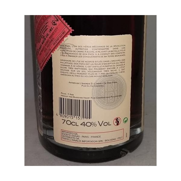 Don Papa Single Island Rum 7 Years Old 40% Vol. 0,7l in Giftbox