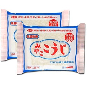 MIYAKO KOJI 200g/ Malted rice for making Shio Koji, Miso, Sweet Sake, Pickles Pack of 2 by Isesou