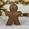 Bonhomme aux éclats de noisettes moulage de noël - Chocolat Noel artisanal Chocodic enfant