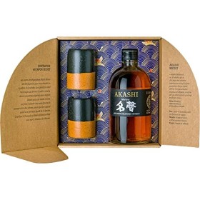 Akashi Meïsei Coffret Whisky Japonais + 2 Japanese Cups 40° 50cl