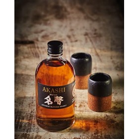 Akashi Meïsei Coffret Whisky Japonais + 2 Japanese Cups 40° 50cl