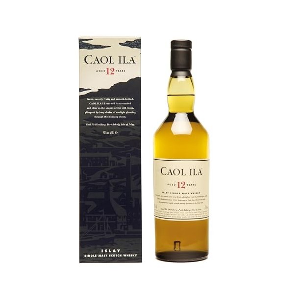 Caol Ila 12 ans Whisky Single Malt 43% 70cl sous étui