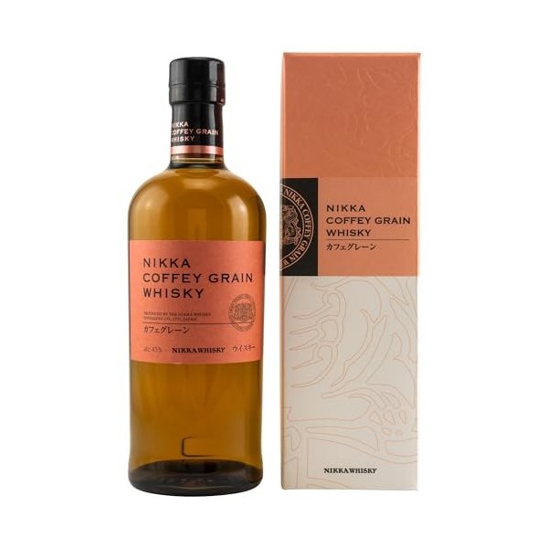 NIKKA - Coffey Grain, sans étui, Whisky Japonais, Single Grain - Notes de Miel & Epices - Origine : Japon/Honshu-Miyagi - 45 