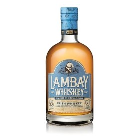 LAMBAY WHISKEY, Small Batch Blend, Whisky Irlandais Triplement Distillé, Fruité & Non Tourbé, 40° 70cl