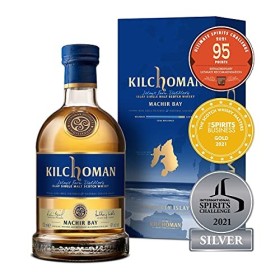 KILCHOMAN - Machir Bay - Single Malt Whisky - 46% Alcool - Origine: Écosse/Islay - Bouteille de 70 cl