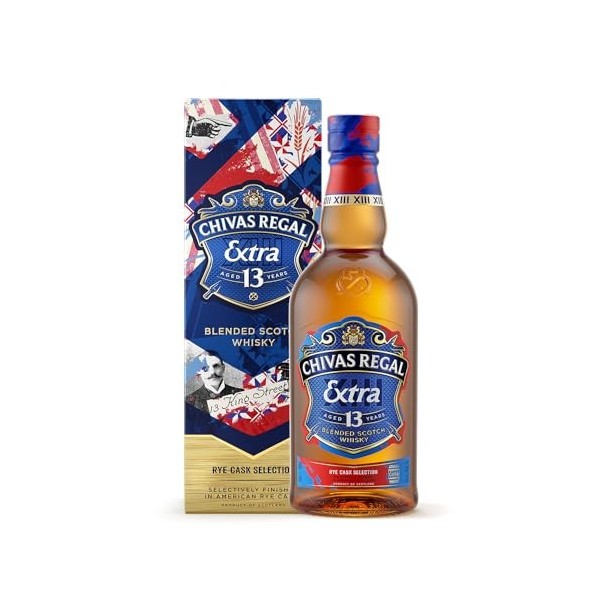 CHIVAS REGAL 13 ans Extra American Rye Whisky Ecossais - 40%, 70cl