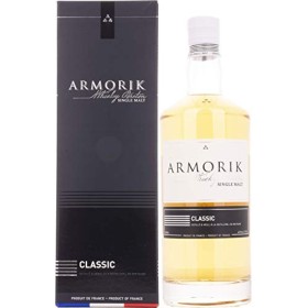 ARMORIK - Classic Bio - Whisky Single Malt - Origine : France/Bretagne - Notes de Fruits frais & Vanille - Vieilli en fût de 