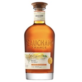 BEAUCHAMP - Whisky Single Malt – Médaille d’or au World Whiskies Awards 2024 - Whisky Français - Origine : France - 46% Alcoo