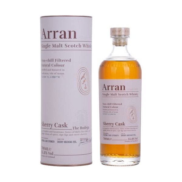 ARRAN - Barrel Reserve - Whisky Single Malt - Notes de Pommes & Cannelle - Origine : Écosse/Highlands-Arran - 43% Alcool - 70