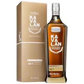 KAVALAN - Distillery Select N°1 - Single Malt Whisky - 40% Alcool - Origine : Taïwan/Yilan County - Bouteille de 70 cl