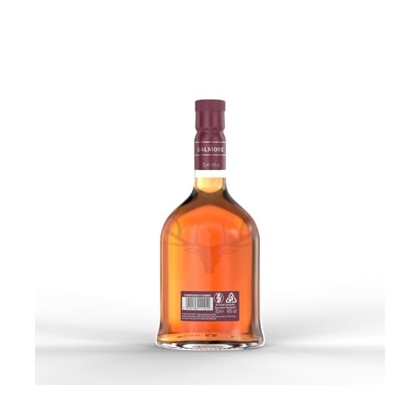 DALMORE - 12 ans - Whisky Single Malt - Origine : Ecosse/Highlands - Notes dOrange & de Noix - Vieilli en fût de bourbon et