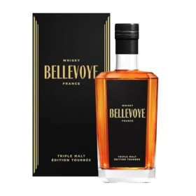 BELLEVOYE Noir - Whisky Triple Malt - Médaille d’or Concours Mondial de Bruxelles 2018, 2019, 2020, 2021 - Whisky Tourbé Fran