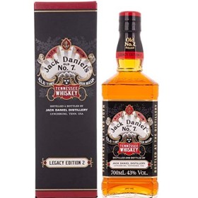 Jack Daniels Sour Mash Tennessee Whiskey LEGACY EDITION No. 2 - BLACK DESIGN 43% Vol. 0,7l in Giftbox, 700 milliliters