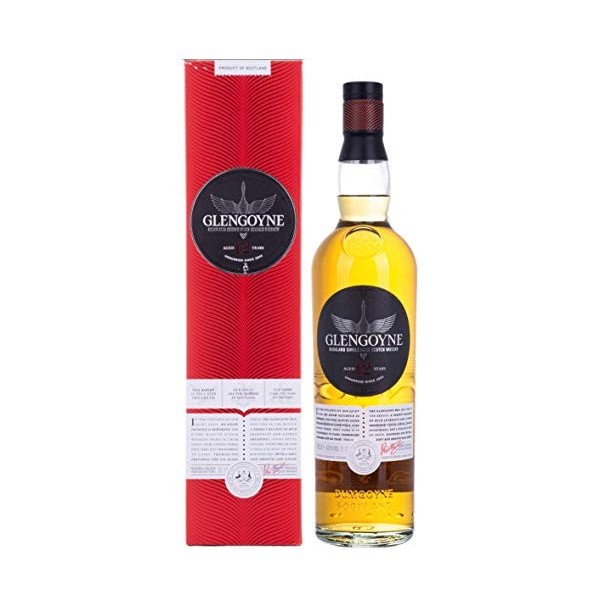 Glengoyne 12 Ans Old Single Malt Scotch Whisky, Whisky Ecossais, 70 cl