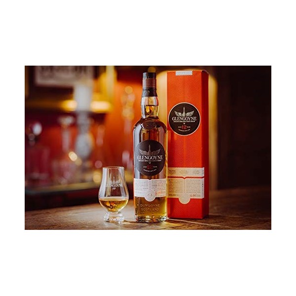 Glengoyne 12 Ans Old Single Malt Scotch Whisky, Whisky Ecossais, 70 cl