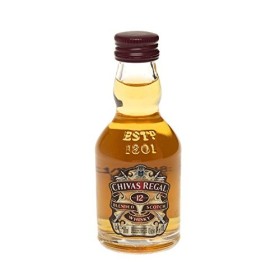 Chivas Regal Blended Scotch Whisky Miniature 5 cl 12 unitées 