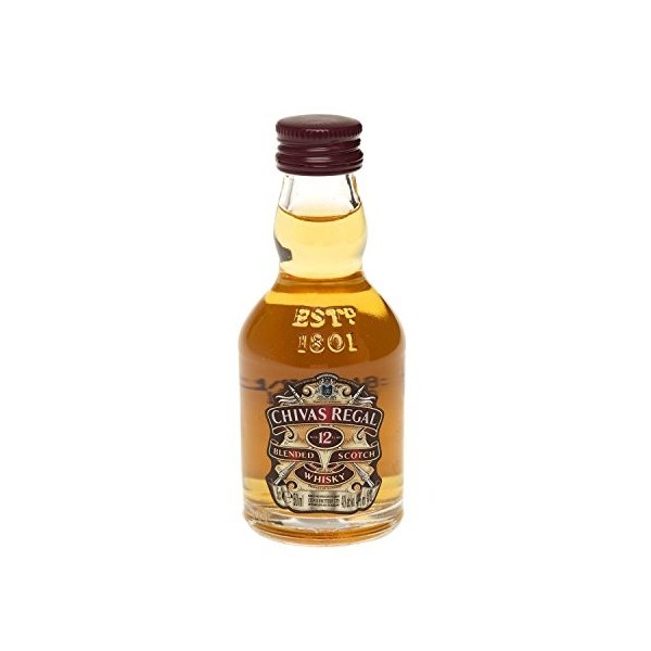 Chivas Regal Blended Scotch Whisky Miniature 5 cl 12 unitées 