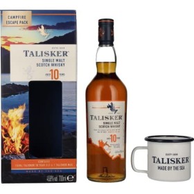Talisker 10 Years Old Single Malt Whisky Campfire Escape Pack 45,8% Vol. 0,7l in Giftbox with Talisker Mug