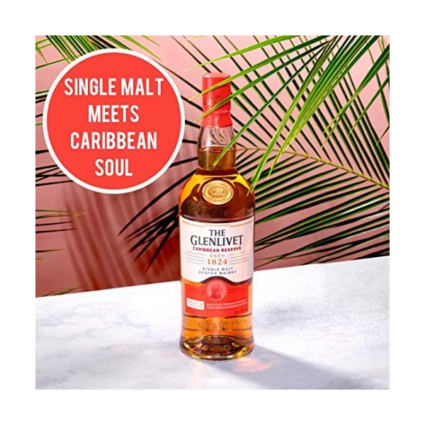 The Glenlivet Caribbean Reserve Single Malt Scotch Whisky 40% Vol. 0,7l in Giftbox