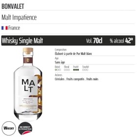 Bonvalet - Malt Impatience - Origine France - 70cl