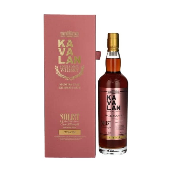 Kavalan SOLIST Single Malt Whisky OX MADEIRA CASK Single Cask Strength 57,1% Vol. 0,7l in Giftbox